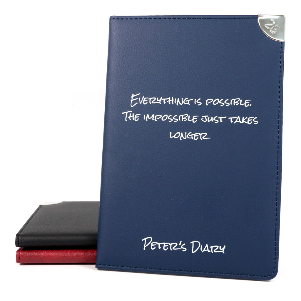 Personalised Executive Diary Organiser 2026, A5 size | Custom Printed Planner (UK dates)