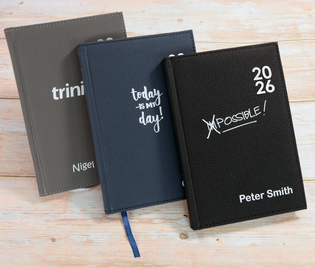 Personalised Premium Diary Organiser 2026 A4/A5 size | Custom Printed Planner