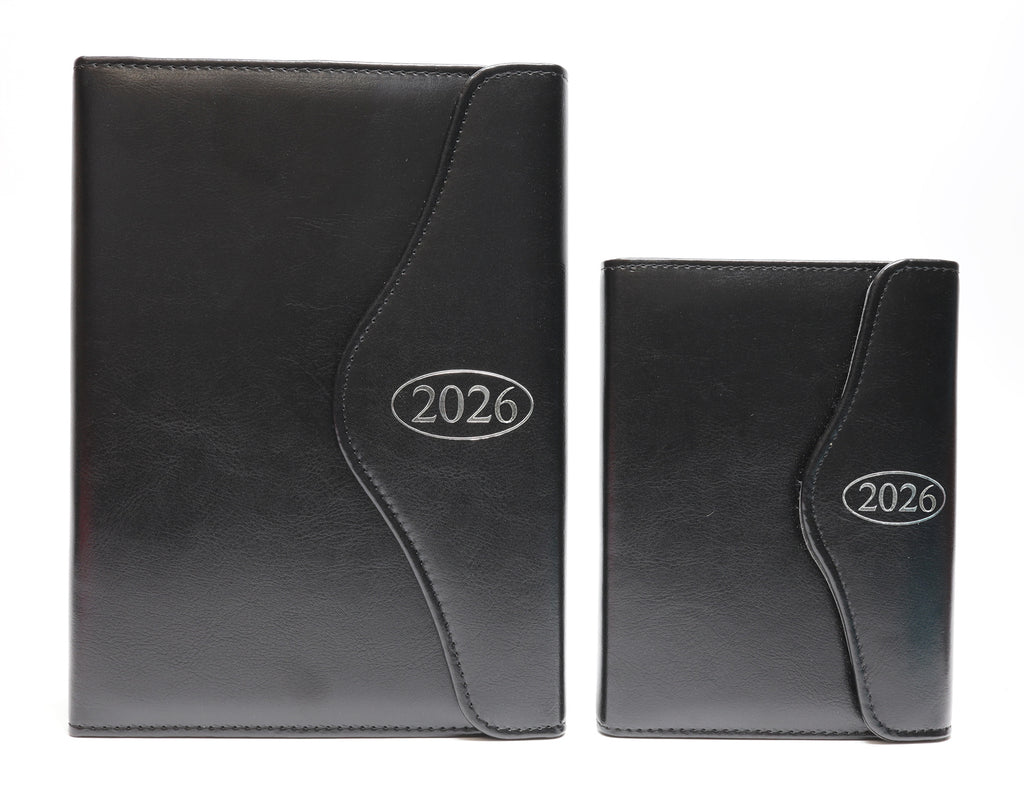 Personalised Diary Organiser 2026, A5/A6 size | Custom Engraved Planner (UK dates)