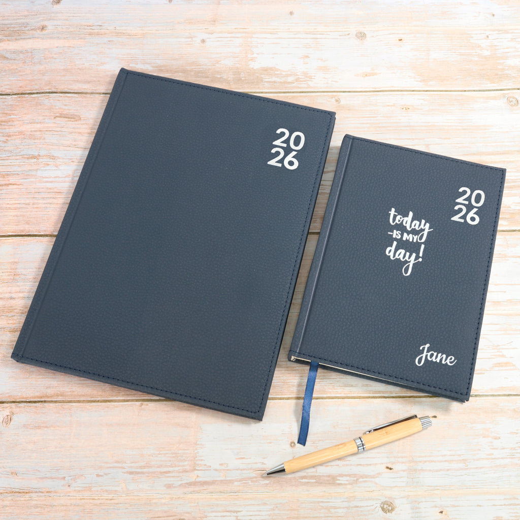 Personalised Premium Diary Organiser 2026 A4/A5 size | Custom Printed Planner