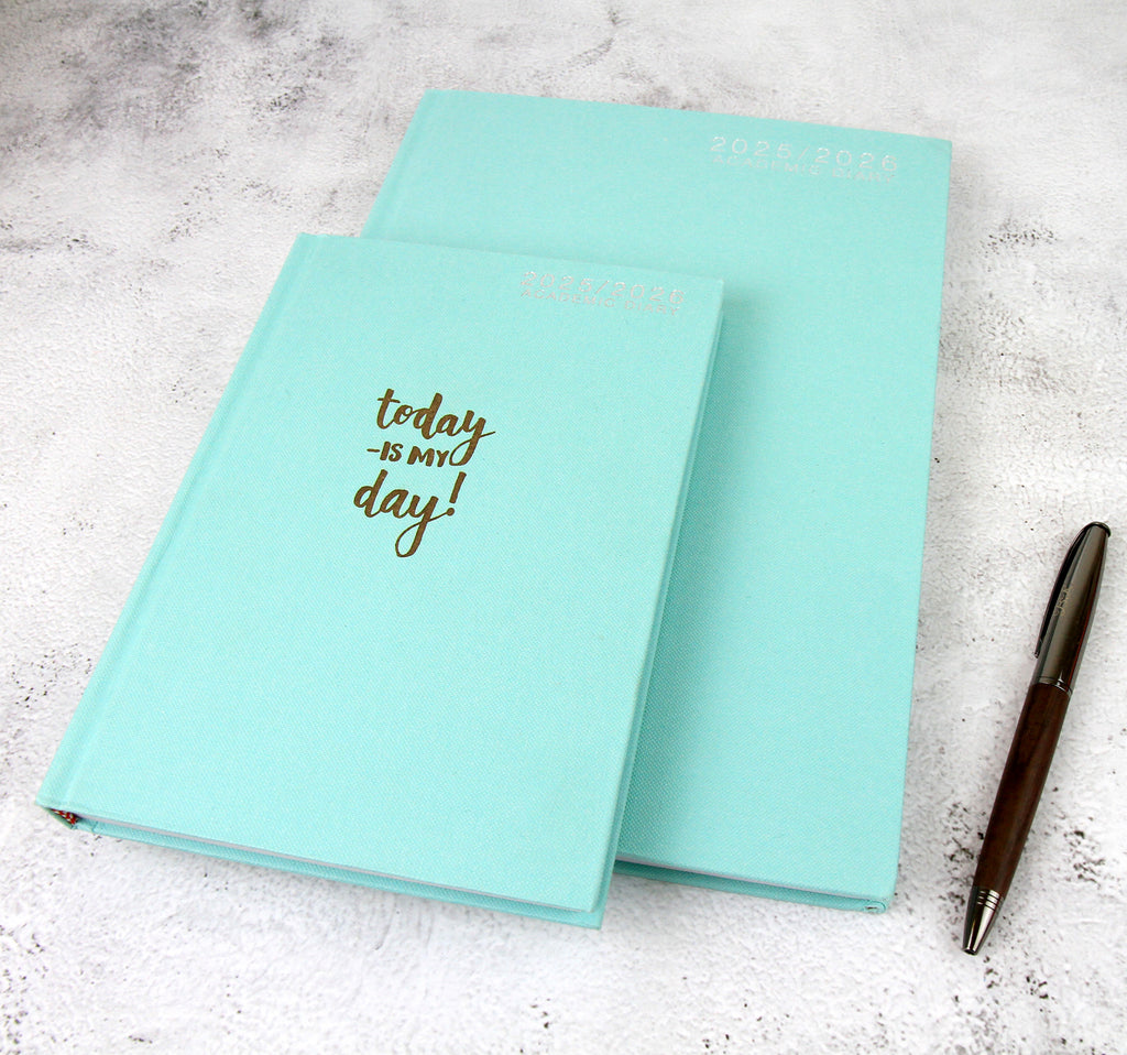 Personalised Academic Hardcover Diary 2025-2026 - A4/A5 | Custom Engraved
