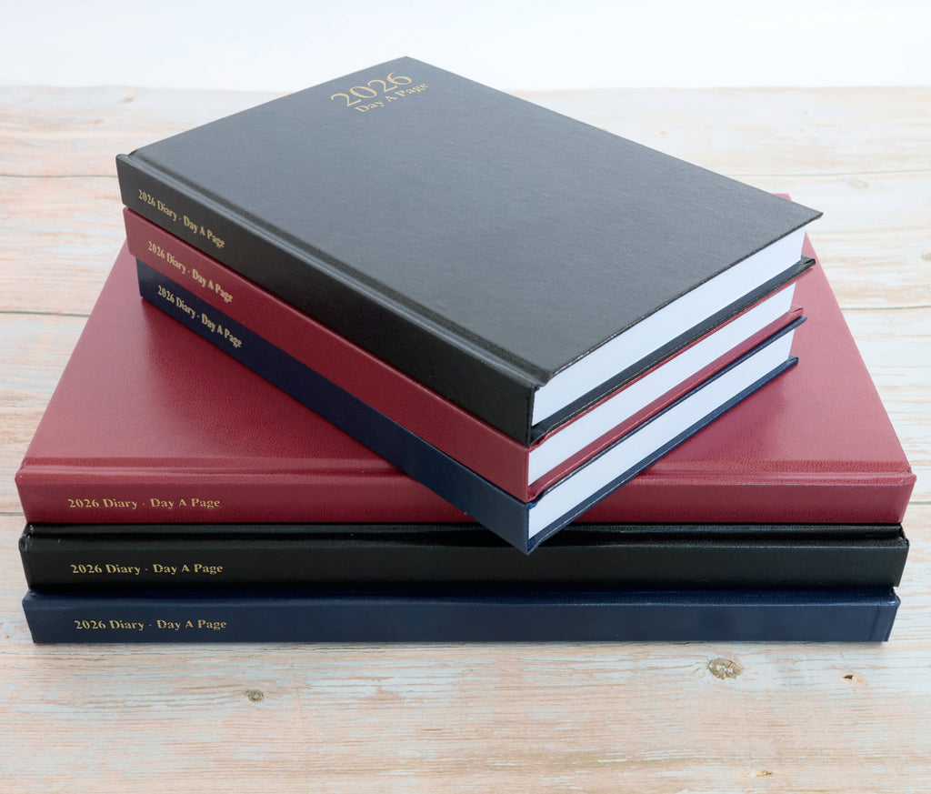 Personalised Premium Hardback Diary 2026, A4/A5 size | Custom printed Organiser (UK dates)