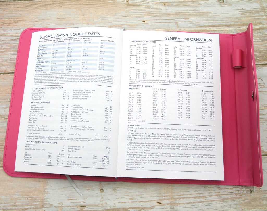 Personalised Diary Organiser 2026, A5/A6 size | Custom Engraved Planner (UK dates)