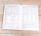 Personalised Premium 2026 Diary Organiser - A5 size | Custom Engraved Planner (UK dates and holidays)