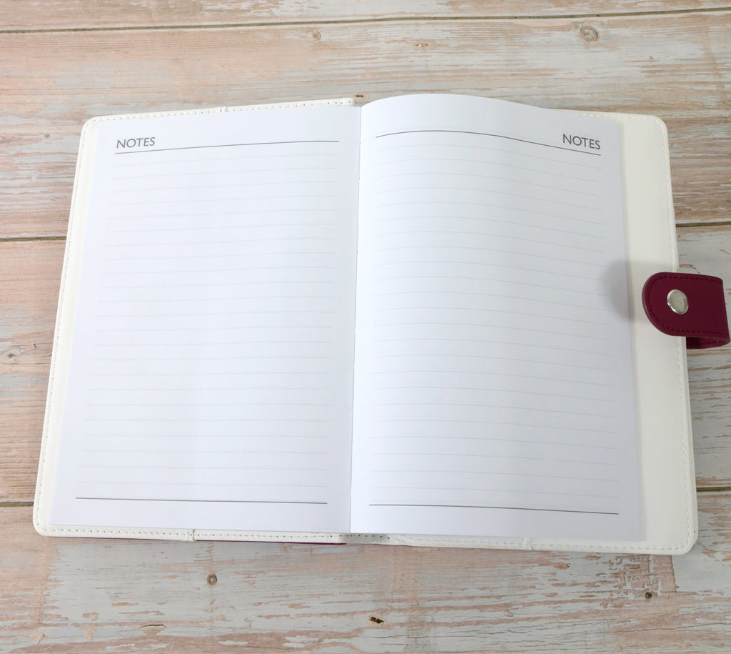 Personalised Design Diary 2025 Organiser | Laser Engraved - A5 size, UK dates