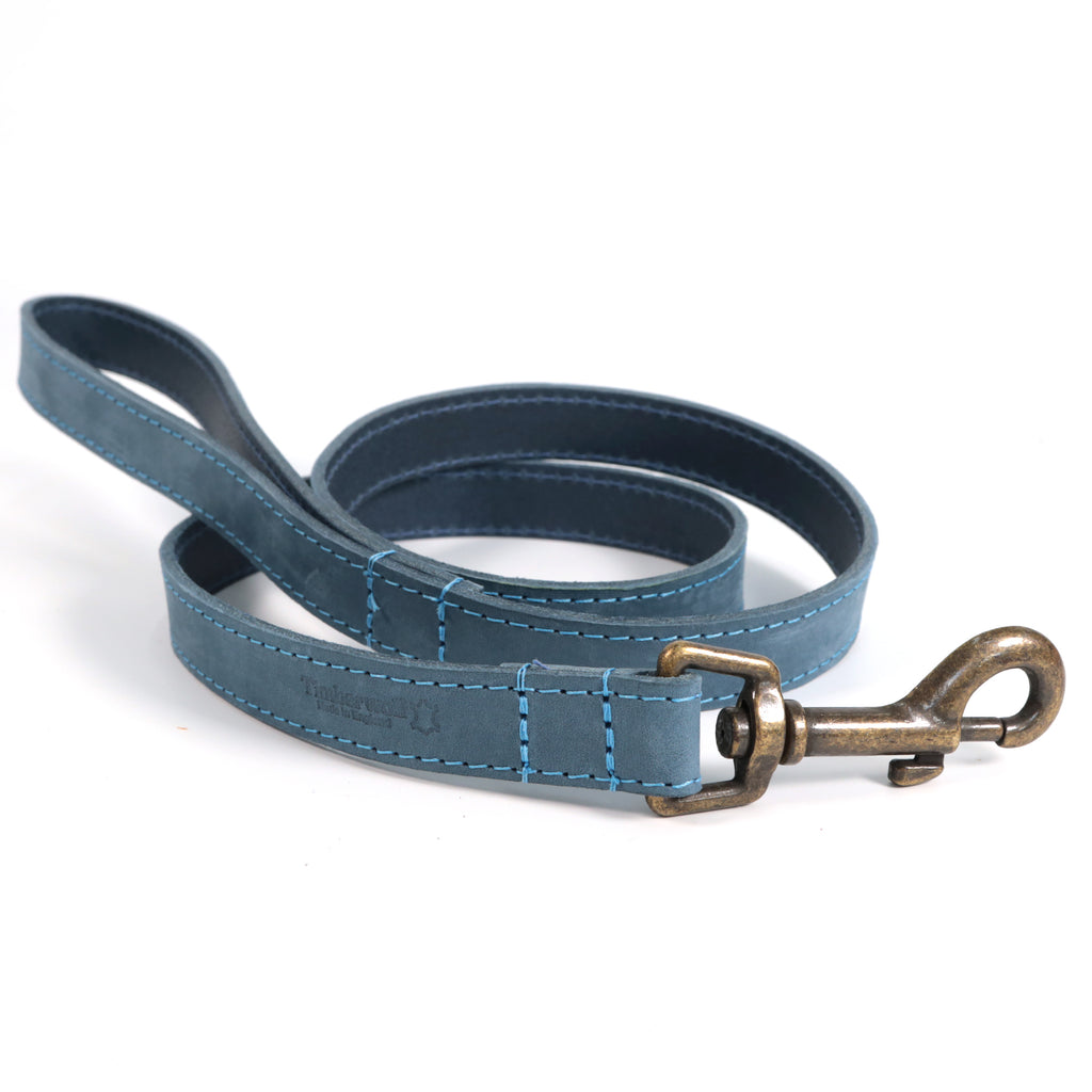 Personalised Finest Leather Dog Puppy Collar + optional Matching Lead