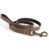 Personalised Finest Leather Dog Puppy Collar + optional Matching Lead