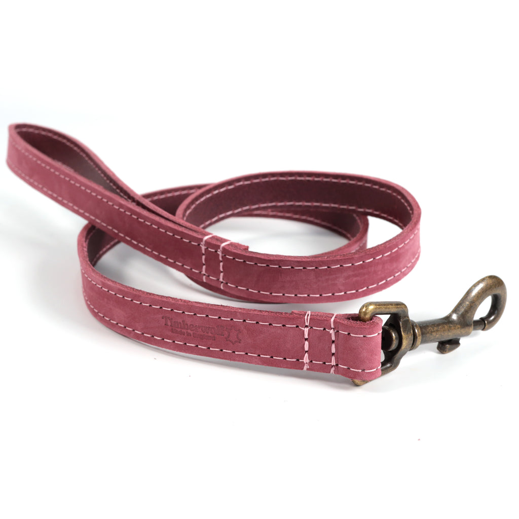 Personalised Finest Leather Dog Puppy Collar + optional Matching Lead