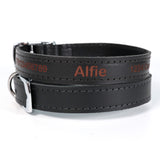 Personalised Custom Leather Dog Collar