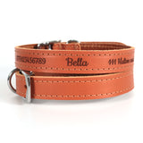 Personalised Custom Leather Dog Collar