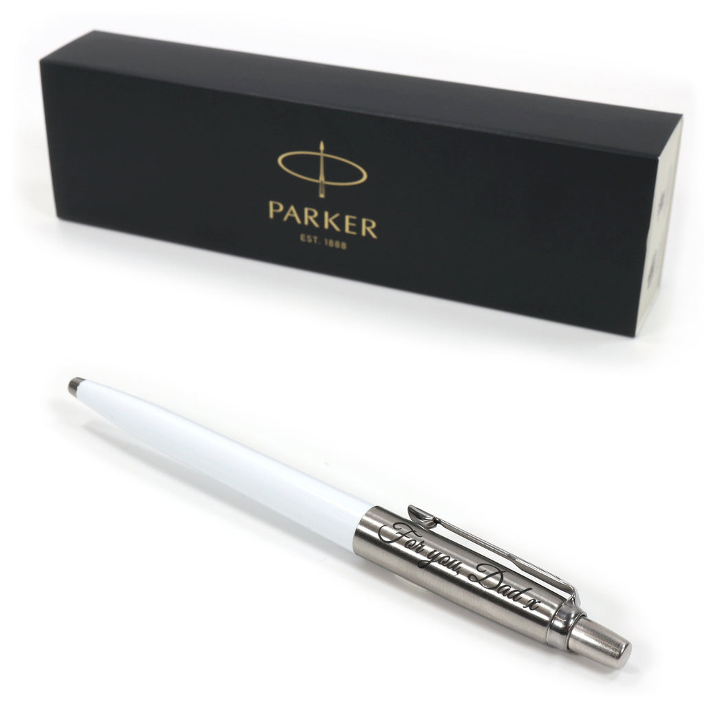 Personalised Custom Parker Jotter Pen + Gift Box | Design A Truly Unique Present | Laser Engraved