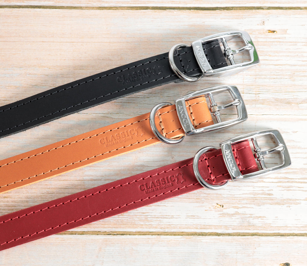Personalised Custom Leather Dog Collar
