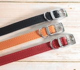 Personalised Custom Leather Dog Collar