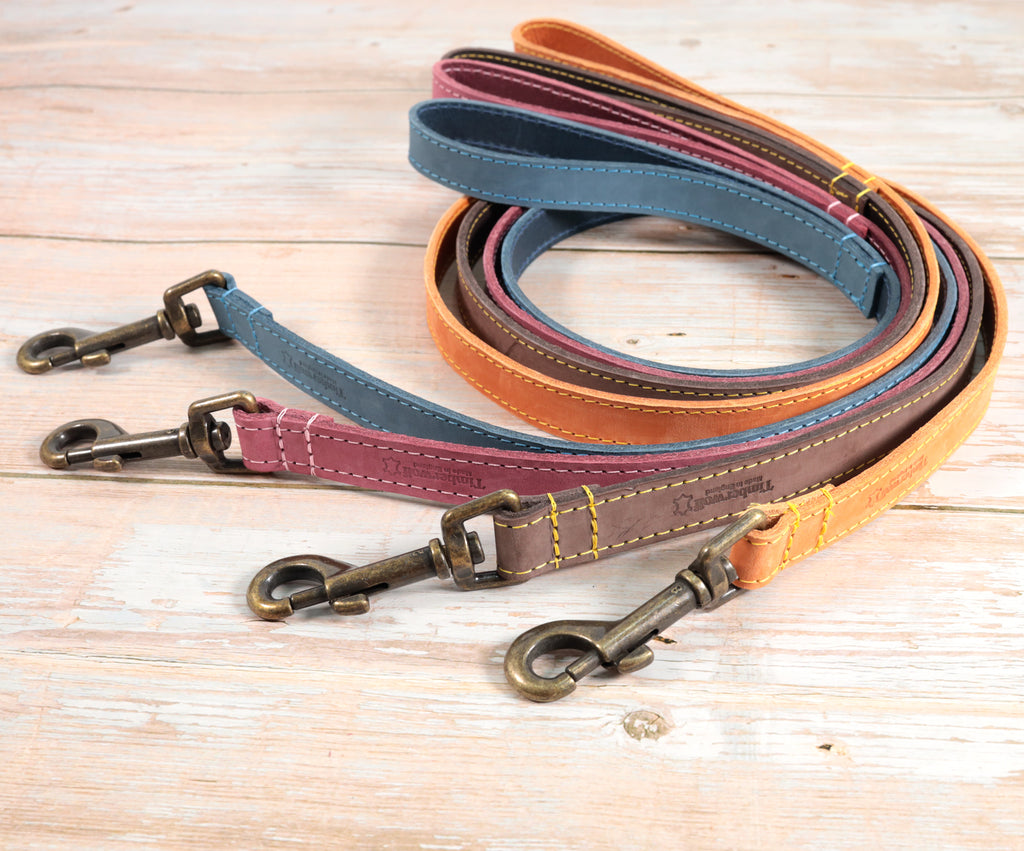Personalised Finest Leather Dog Puppy Collar + optional Matching Lead
