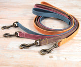 Personalised Finest Leather Dog Puppy Collar + optional Matching Lead