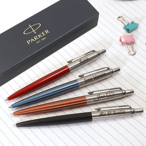 Personalised Custom Parker Jotter Bond Street Pen | Laser Engraved