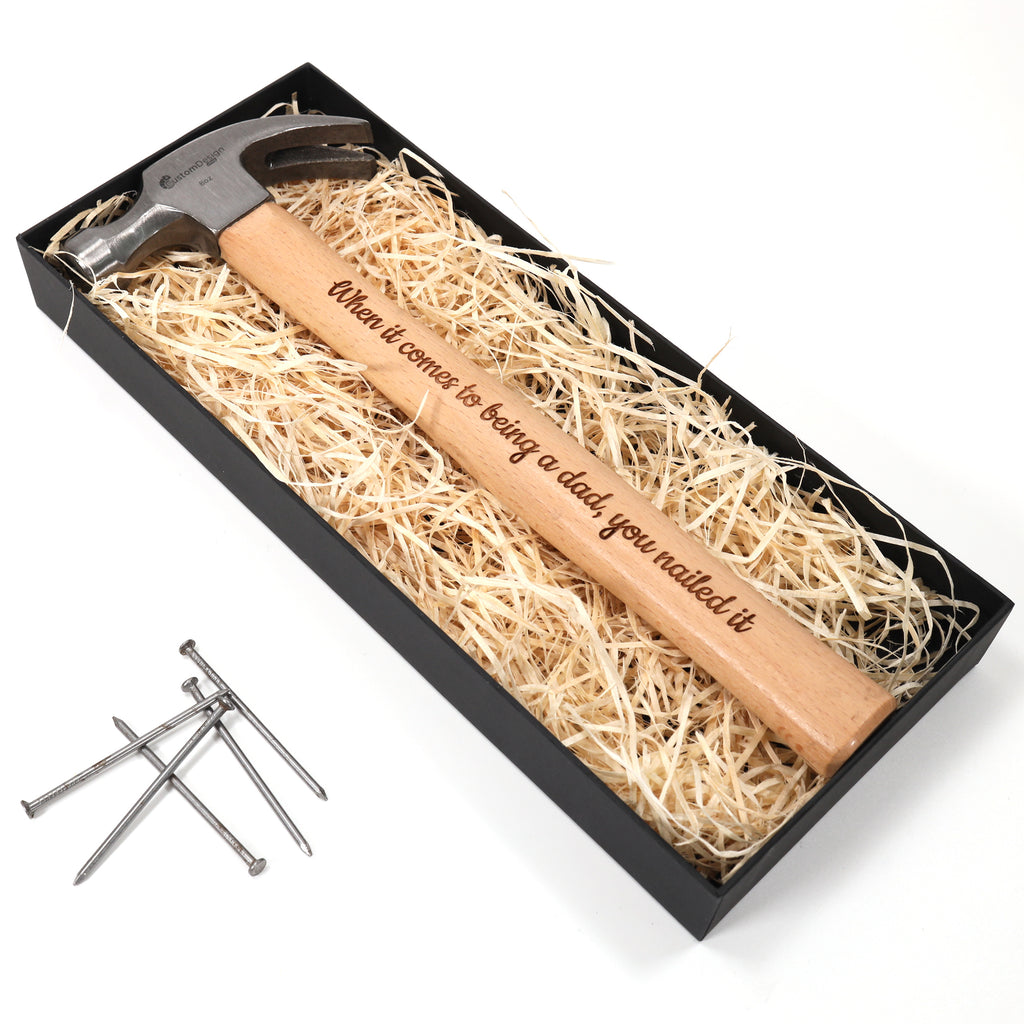 Personalised Engraved Hammer + optional Gift Box