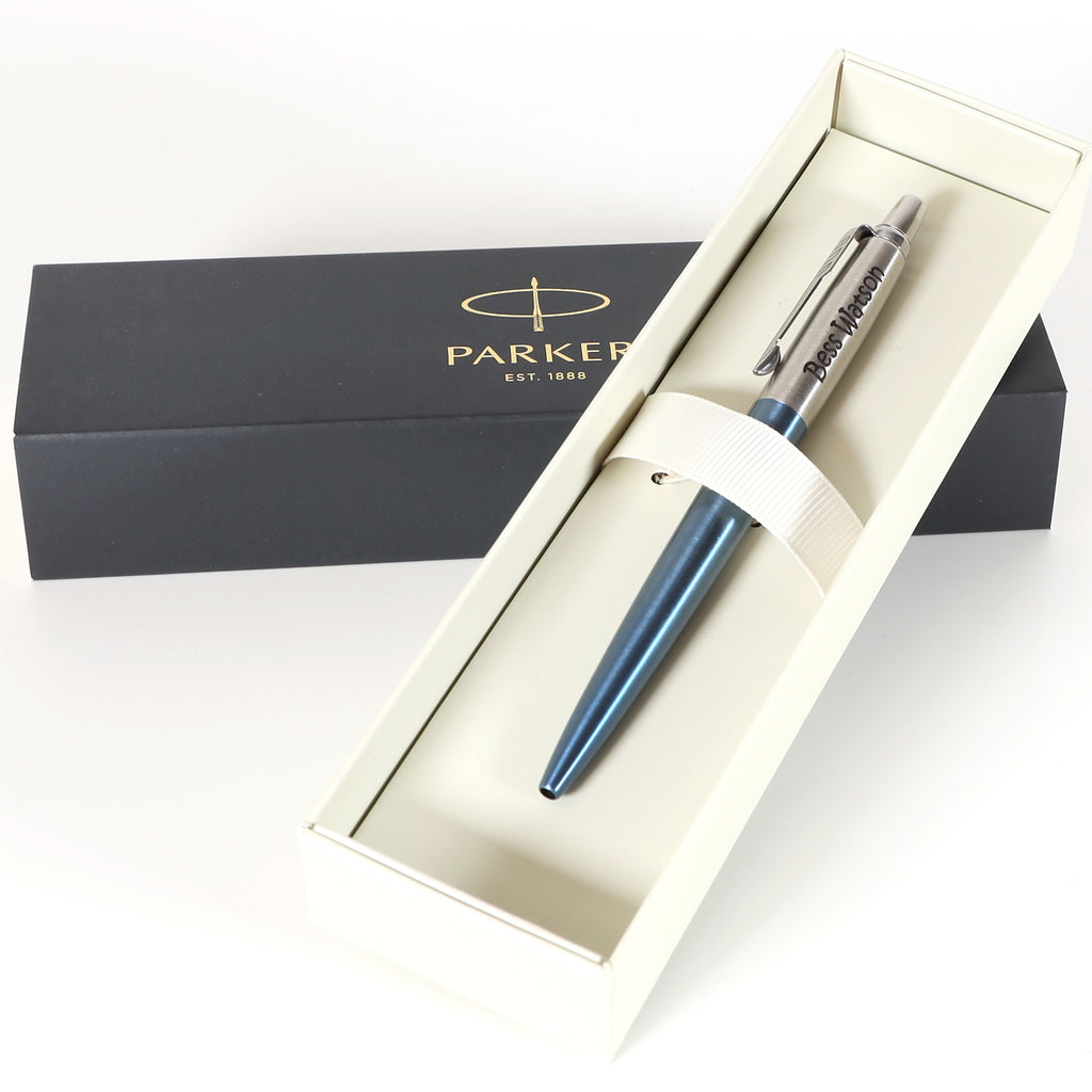 Personalised Custom Parker Jotter Bond Street Pen | Laser Engraved