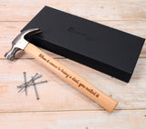 Personalised Engraved Hammer + optional Gift Box
