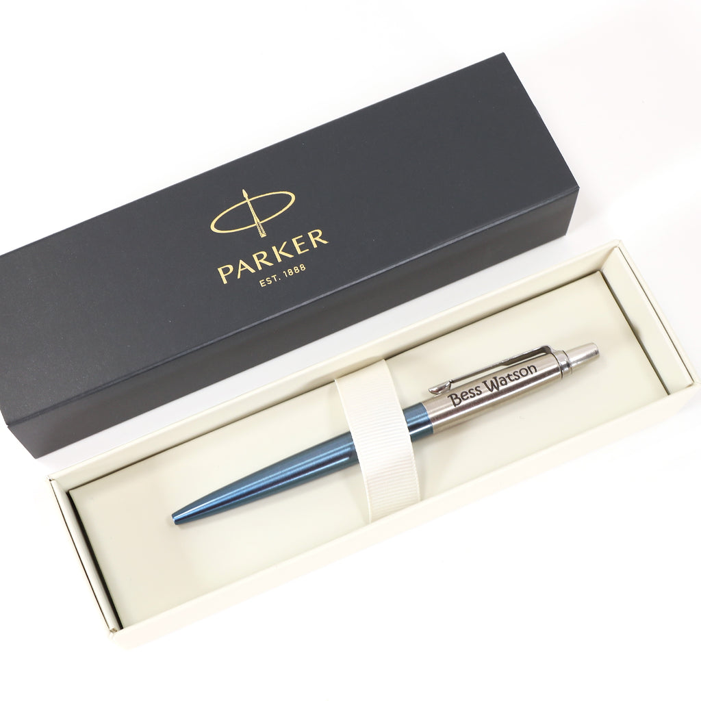Personalised Custom Parker Jotter Bond Street Pen | Laser Engraved