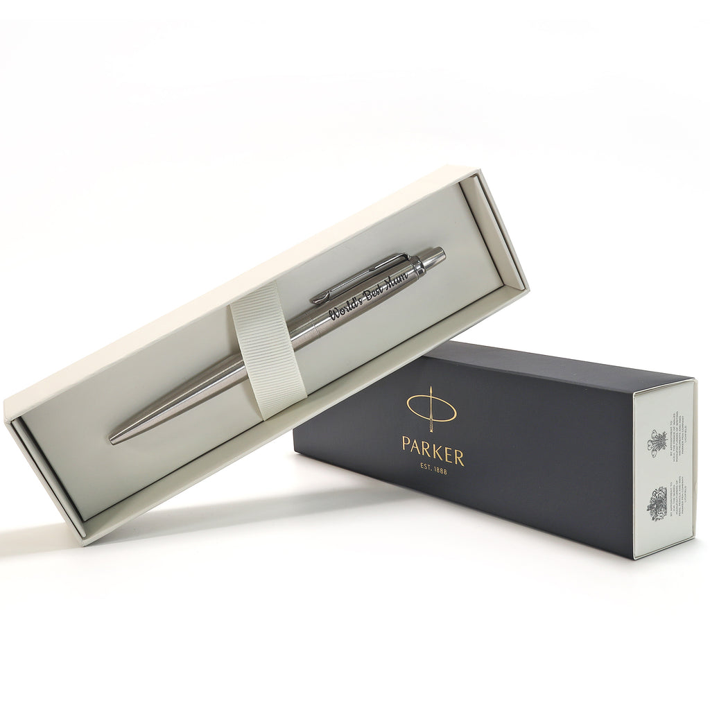 Personalised Custom Parker Jotter Pen or Pencil + Gift Box | Design A Truly Unique Present | Laser Engraved