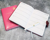Personalised Custom Premium 5 Year Diary Organiser | Gold Embossed Gift