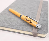 Personalised Bamboo Wooden Ballpoint Eco Pen + Gift Box
