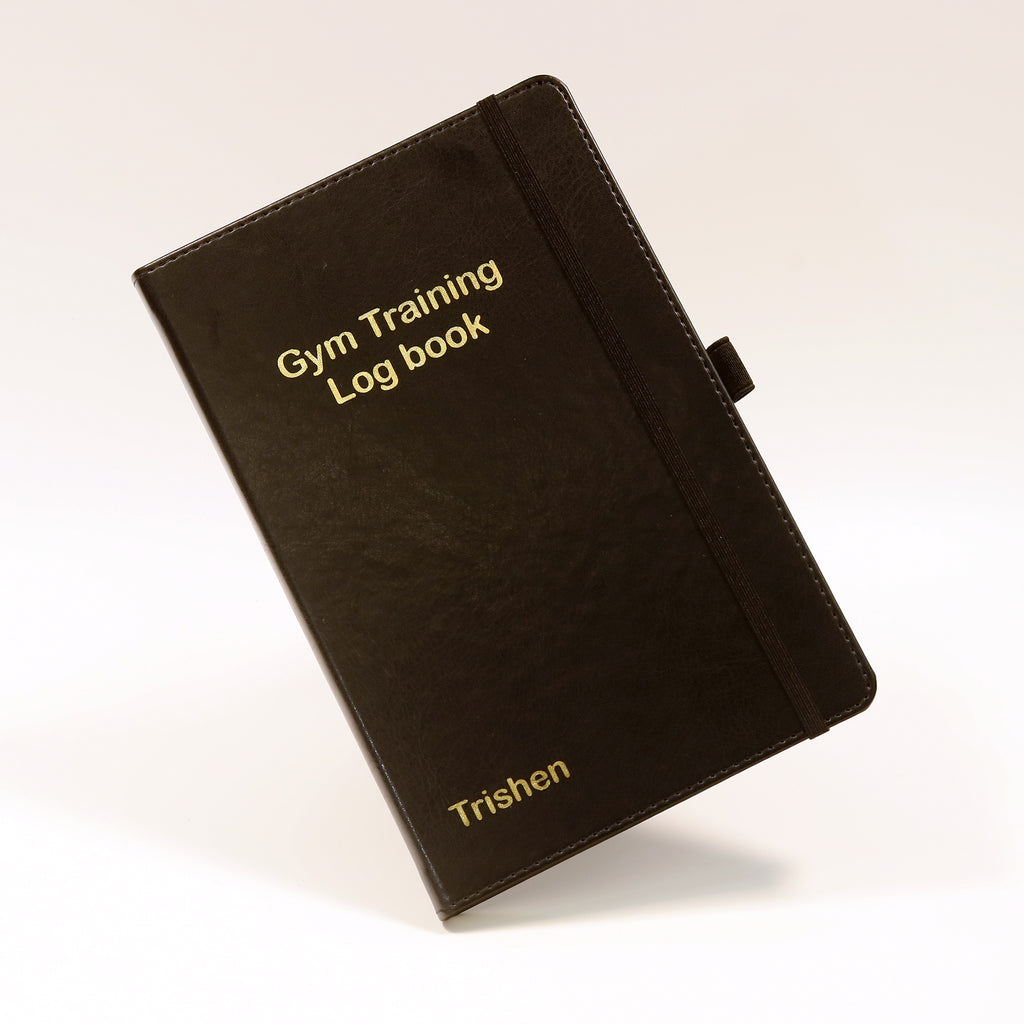 Personalised Premium Hardcover A5 Notebook Journal with Gold Embossing