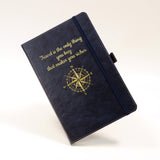 Personalised Premium Hardcover A5 Notebook Journal with Gold Embossing
