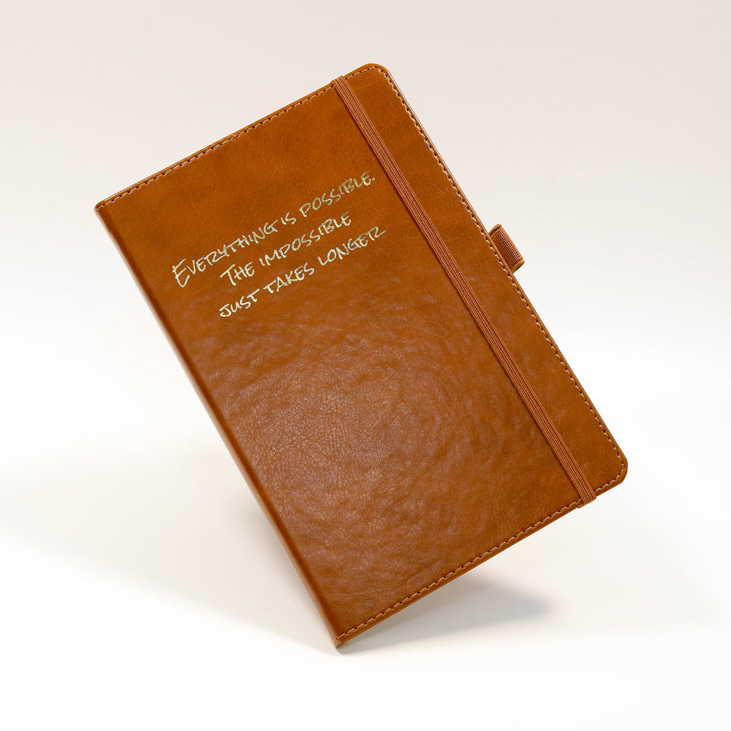 Personalised Premium Hardcover A5 Notebook Journal with Gold Embossing
