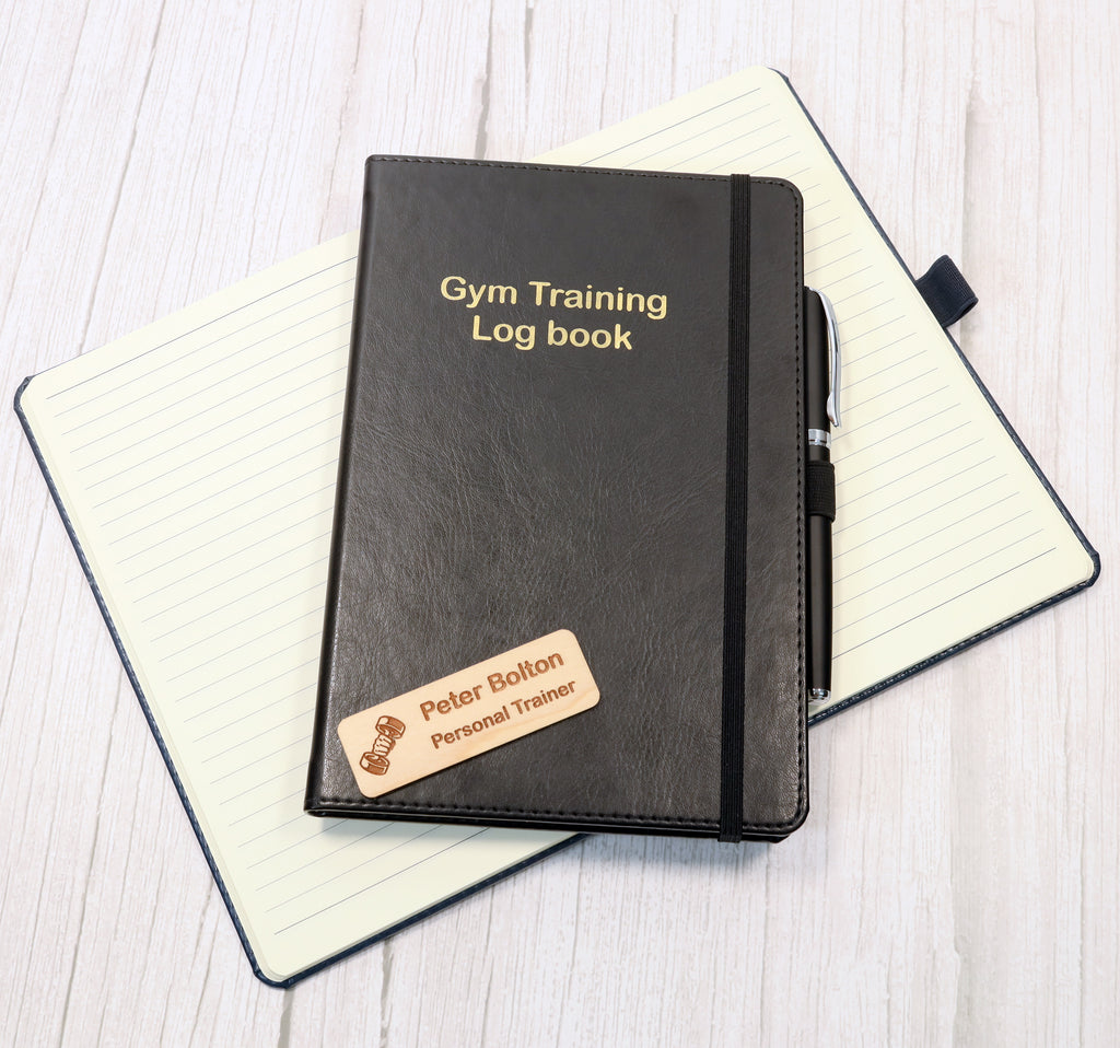 Personalised Premium Hardcover A5 Notebook Journal with Gold Embossing