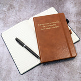 Personalised Premium Hardcover A5 Notebook Journal with Gold Embossing