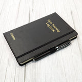 Personalised Premium Hardcover A5 Notebook Journal with Gold Embossing