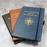 Personalised Premium Hardcover A5 Notebook Journal with Gold Embossing