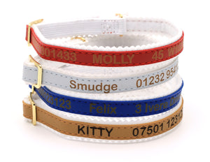 Personalised Custom Cat Kitten Collar