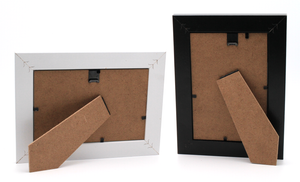 Personalised Photo Picture Frame - black/white, 4x6" 5x7" 6x8" 8x10" size