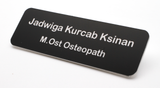 Personalised Premium Name Badge Staff ID Tag With Pin