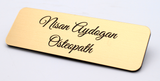 Personalised Premium Name Badge Staff ID Tag With Pin