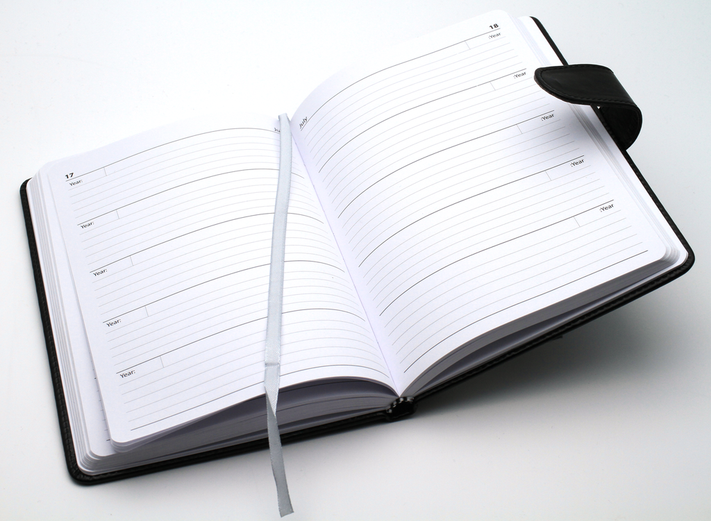 Personalised Premium 5 Year Diary Organiser A5 size Faux Leather