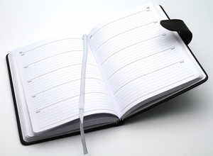 Personalised Premium 5 Year Diary Organiser A5 size Faux Leather