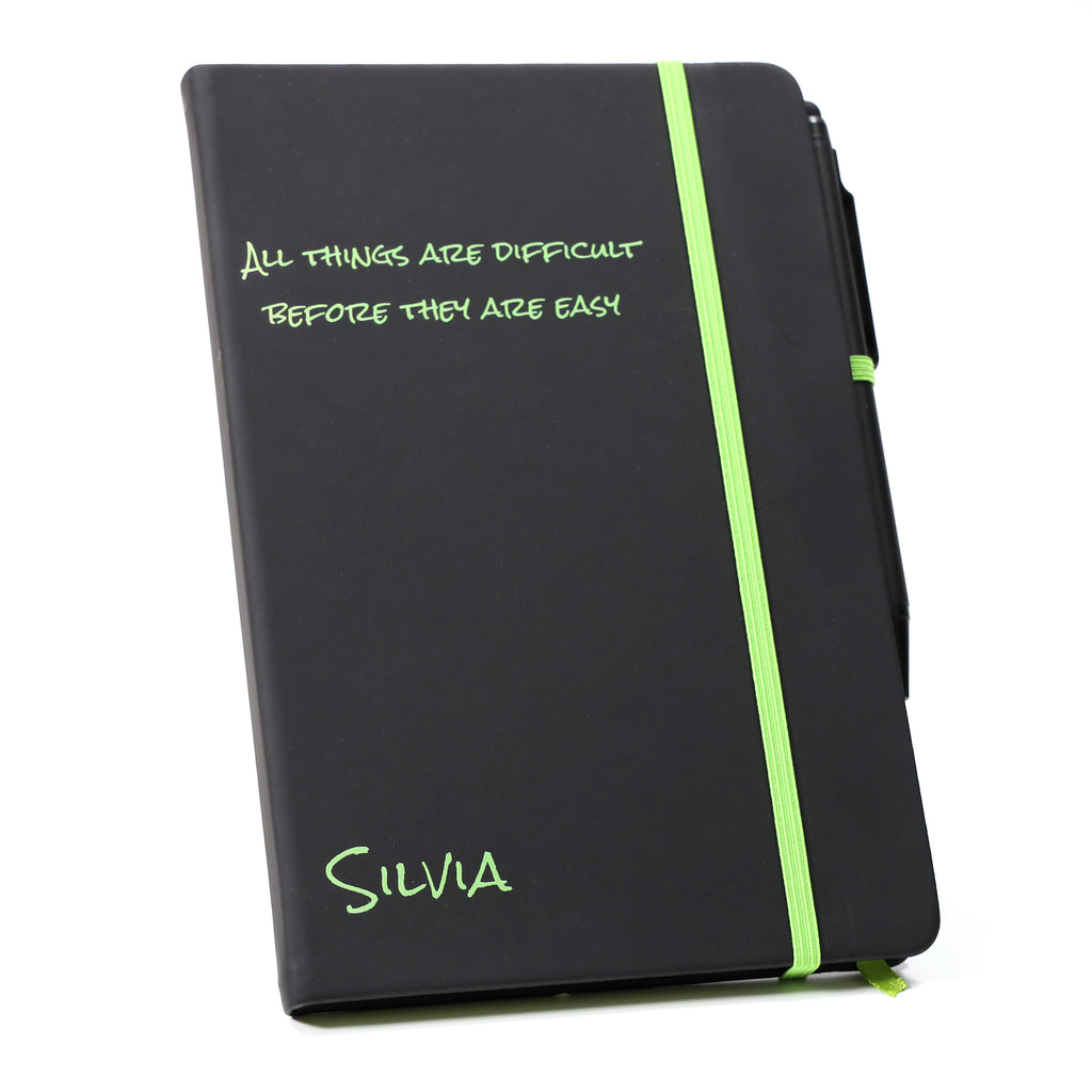 Personalised Stylish Hardcover A5 Notebook - Custom Printed