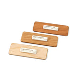 Personalised Wooden Eco Name Badge Staff ID | Design Your Custom Tag