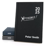 Personalised Custom Premium Diary Organiser 2025, A4, A5 size, UK dates