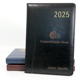 Personalised Premium Executive Diary Organiser 2025, A4, A5 size, UK dates