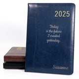 Personalised Premium Executive Diary Organiser 2025, A4, A5 size, UK dates