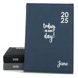 Personalised Custom Premium Diary Organiser 2025, A4, A5 size, UK dates