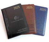 Personalised Premium Executive Diary Organiser 2025, A4, A5 size, UK dates