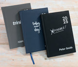 Personalised Custom Premium Diary Organiser 2025, A4, A5 size, UK dates