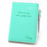 Personalised Design 2027 Diary Organiser | Laser Engraved Planner - A5 size, UK dates