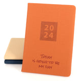 Personalised Custom Diary Planner 2024, A5 / Slim size, UK dates and holidays